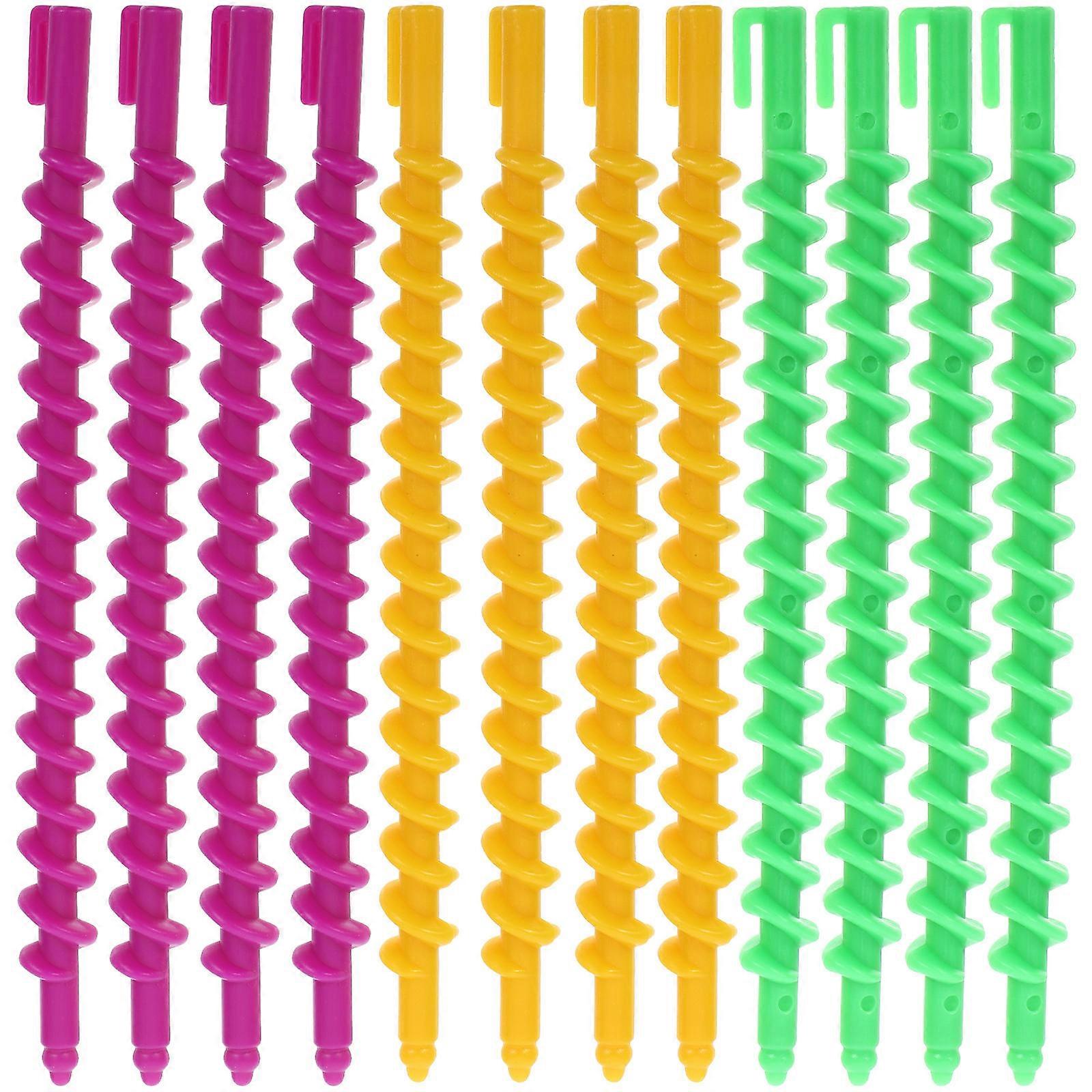 Here's a refined product description for your **20pcs Spiral Perm Rods**:
### **20pcs Spiral Perm Rods for Women – Reusable Hair Curlers for