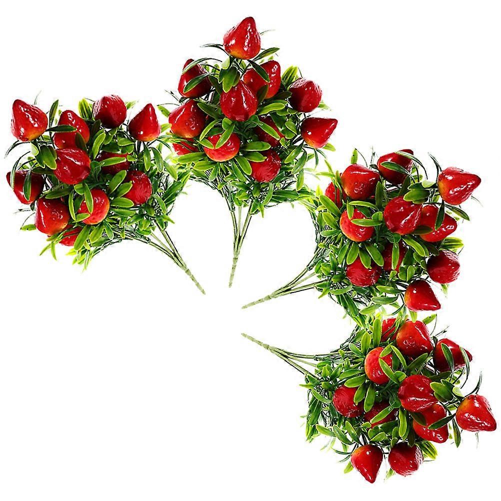 Faux Berry Twig, Warm仿真Decoration Suitable for Holiday Festivities, Lot17127909