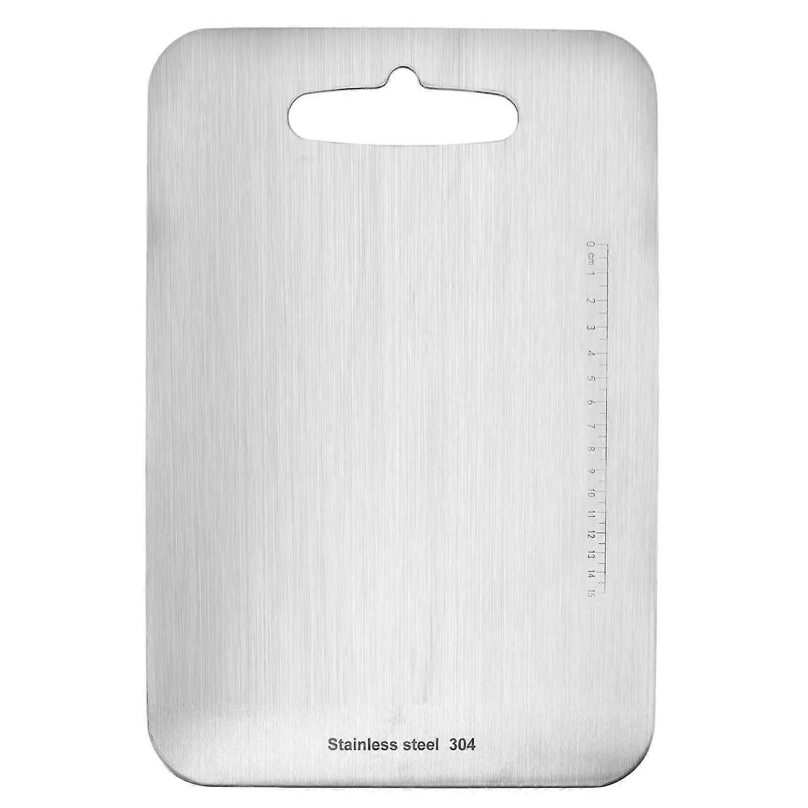 Stainless Steel Double-Sided Cutting Board - Easy Clean Kitchen Essential