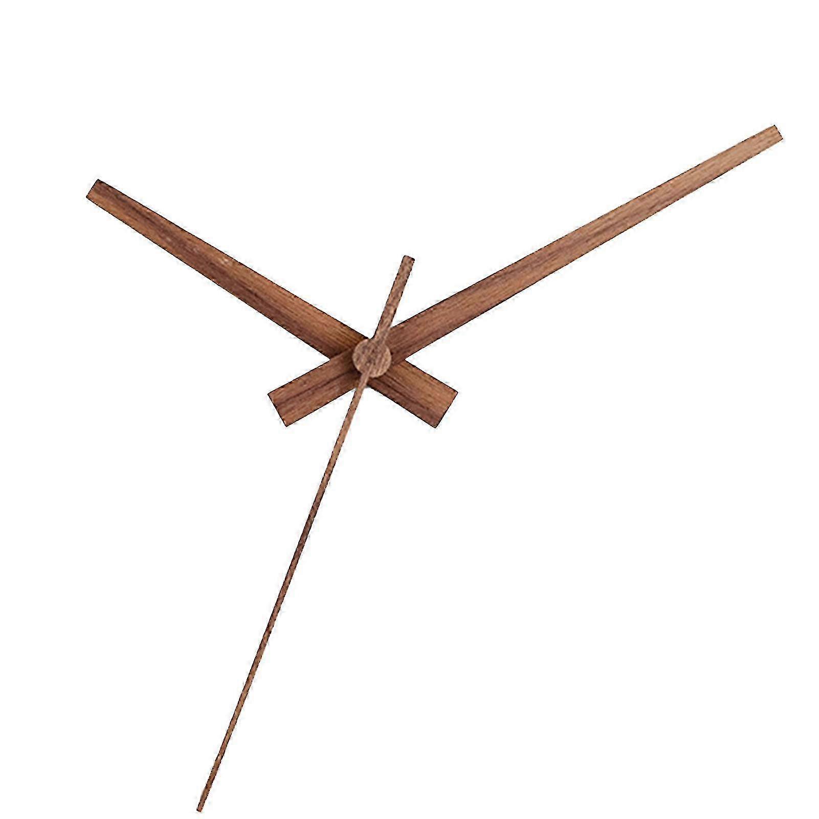 2025 3pcs/set Clock Hands Solid Wood High Torque Repair Parts With Copper Cover Diy Wall Clock Pointers For Home Kaesi fast