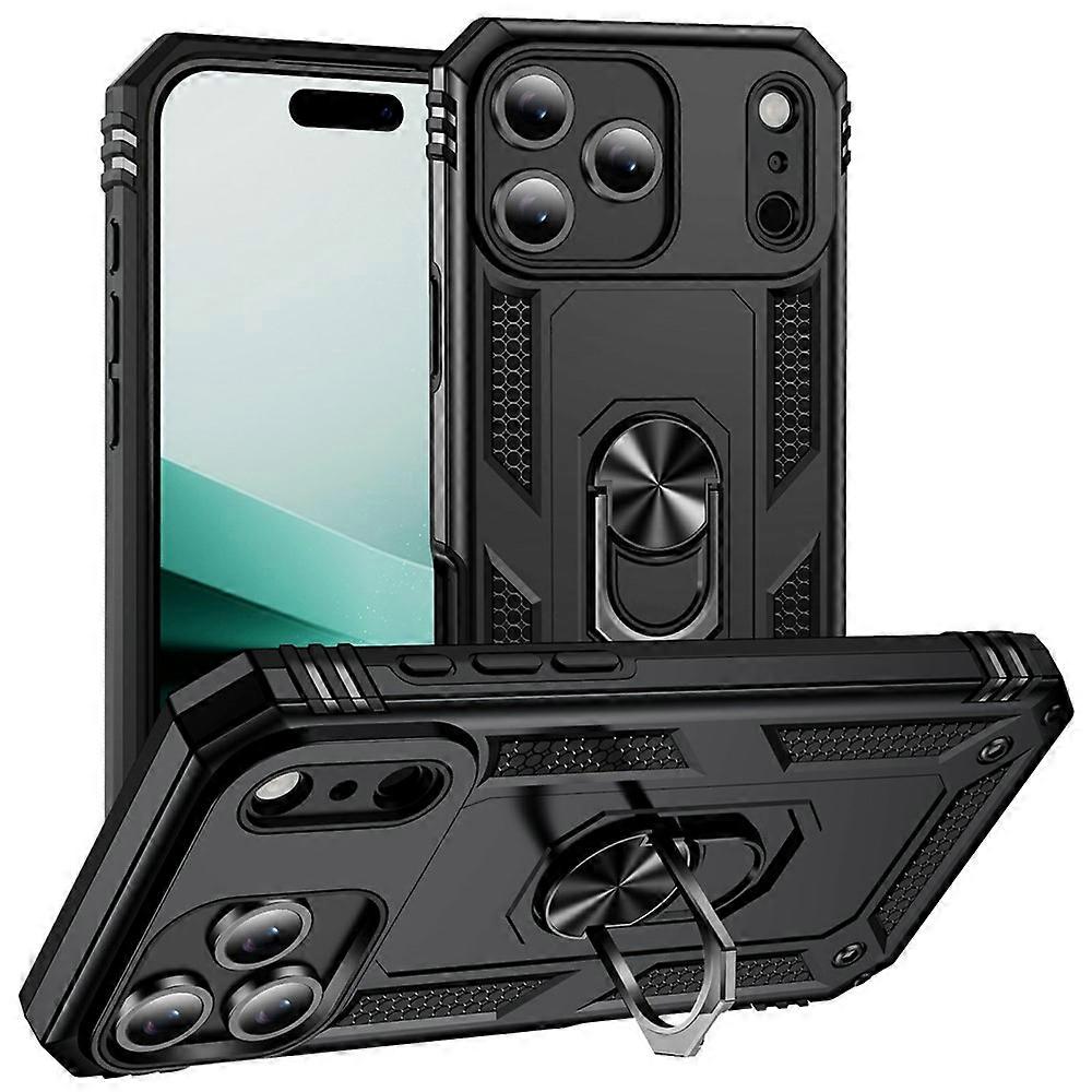 Compatible For iPhone 17 Pro Max Case PC + TPU Phone Cover with Kickstand