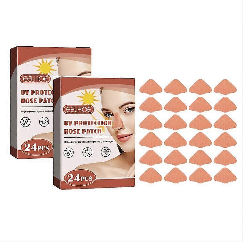1/2/3PCS Reusable Sunblock Patches For Nose Uv Protection Concealer Moisturizing Patch For Outdoor Training Swimming