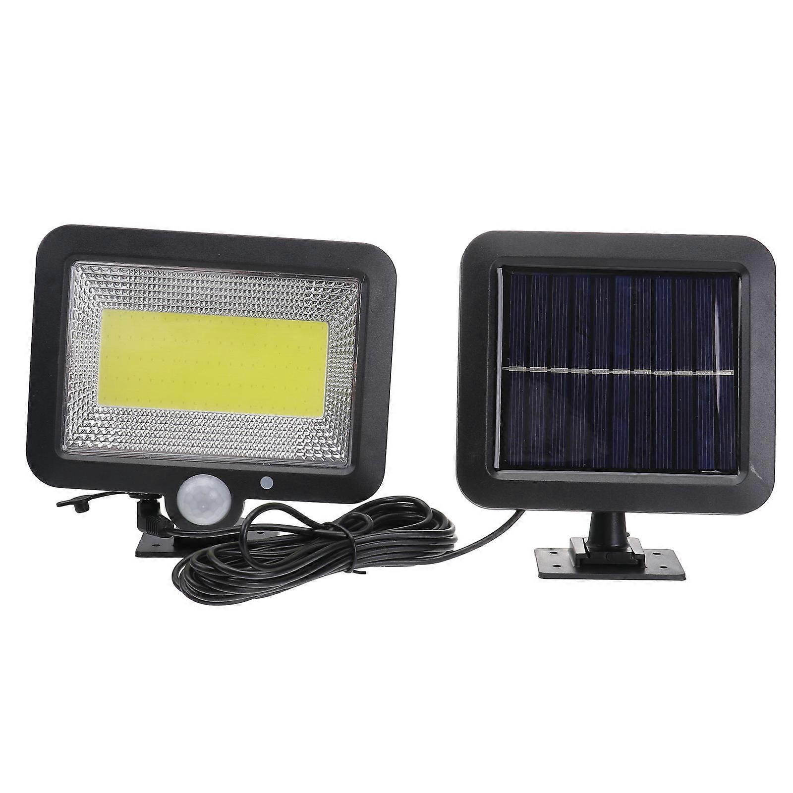 Solar Split Lamp Outdoor Use Split Type Solar Light with 5 Meters Extension Cord .8x13.1cm IP65 Waterproof 1Set