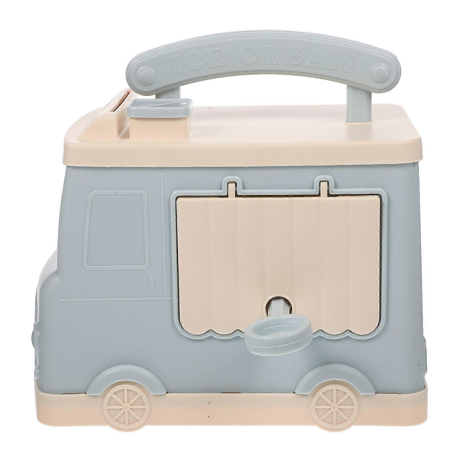 Cute Blue Car Cartoon Piggy Bank for Boys – Creative Coin Jar for Bedroom, Living Room or Office – Safe & Design for Kids’ Savings