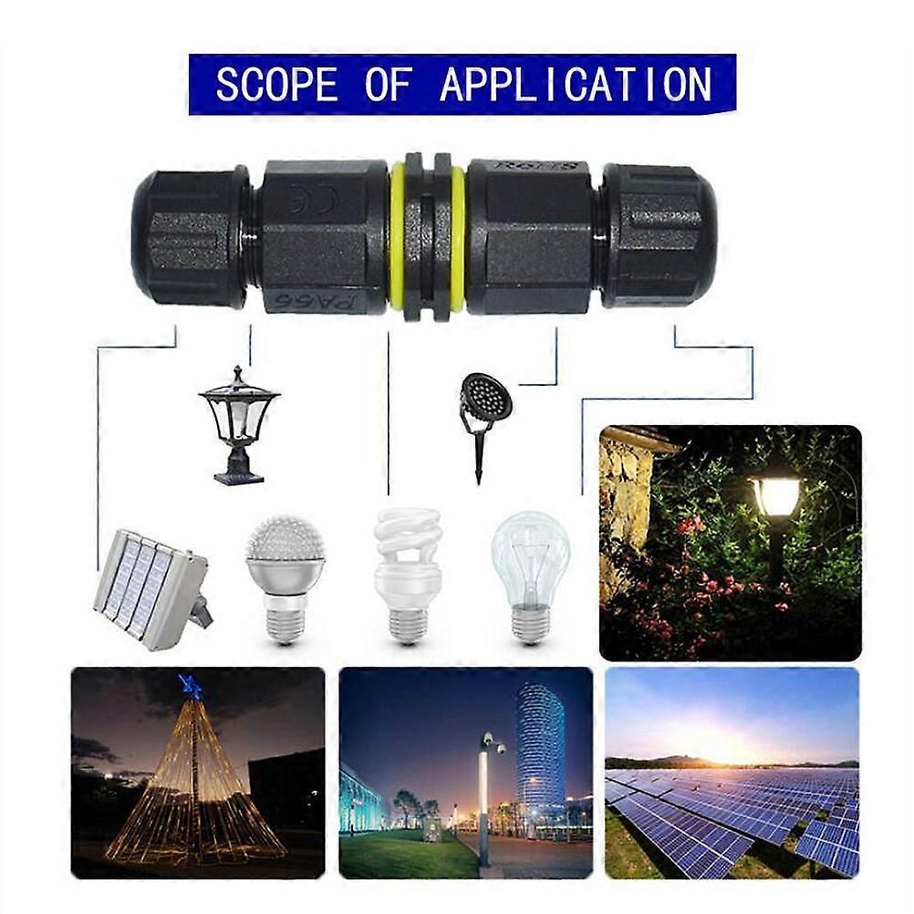 Led Light Connector IP68 Waterproof For Home Shock Resistance 1Pcs