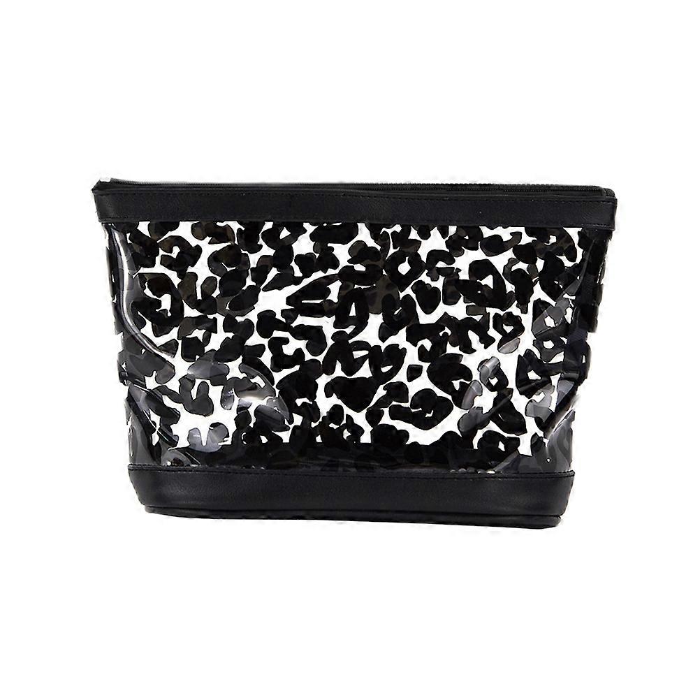 Multipurpose Storage Bag for Travel Black PP Material Large Space with Zipper 7.8 Inches