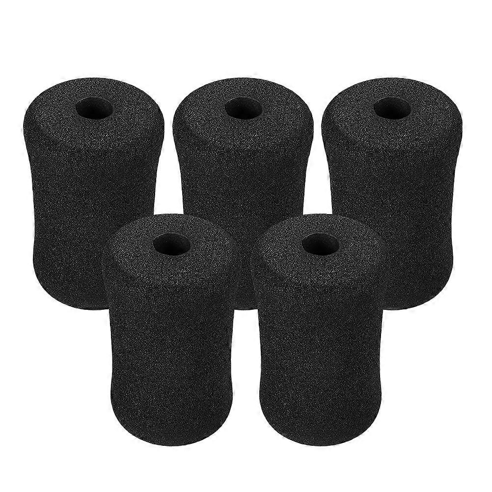 5pcs Sponge Roller Pads Replacement for Gym Equipment – Compatible with Leg Tubes and Weight Benches, Cushioned Surface for Comfort and Protection