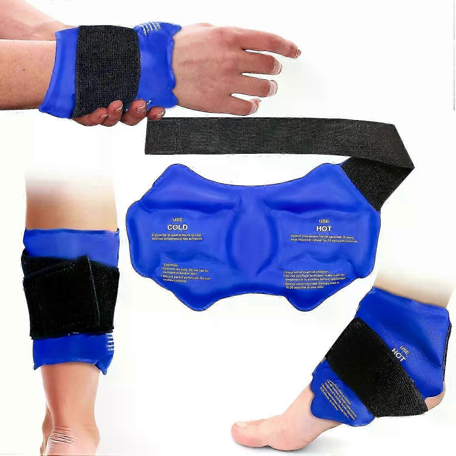 Ankle Ice Pack WrapIce Pack for Ankle Reusable Ankle Cold Pack Wrap Hot Cold Ankle Ice Wrap