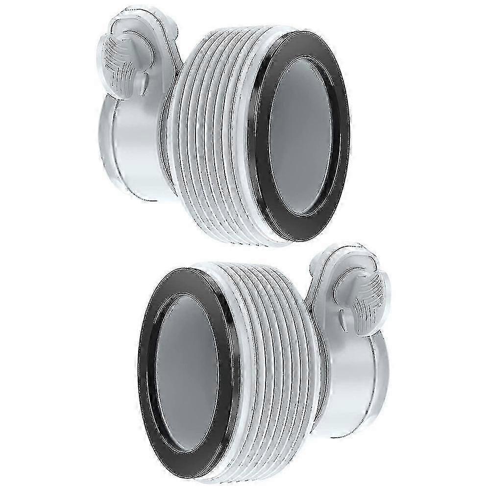 2-Pack 32-38mm & 1.25-1.5 Inch Hose Conversion Adapter for Filter Pumps