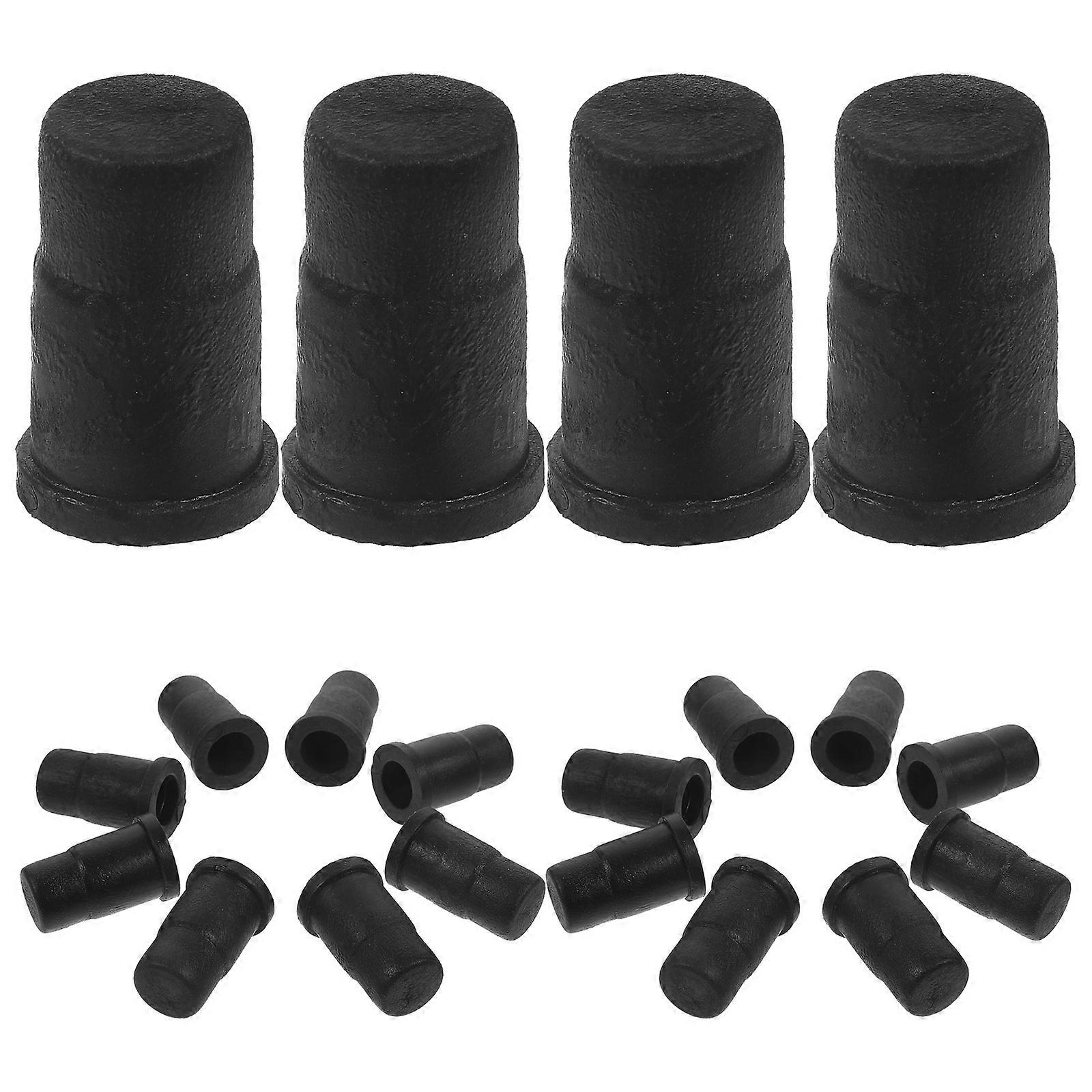 Small Caster Sleeve Inserts Set for Chair Legs and Objects   Durable Replacement Stem Caster Sockets   20pcs Practical Home Accessory