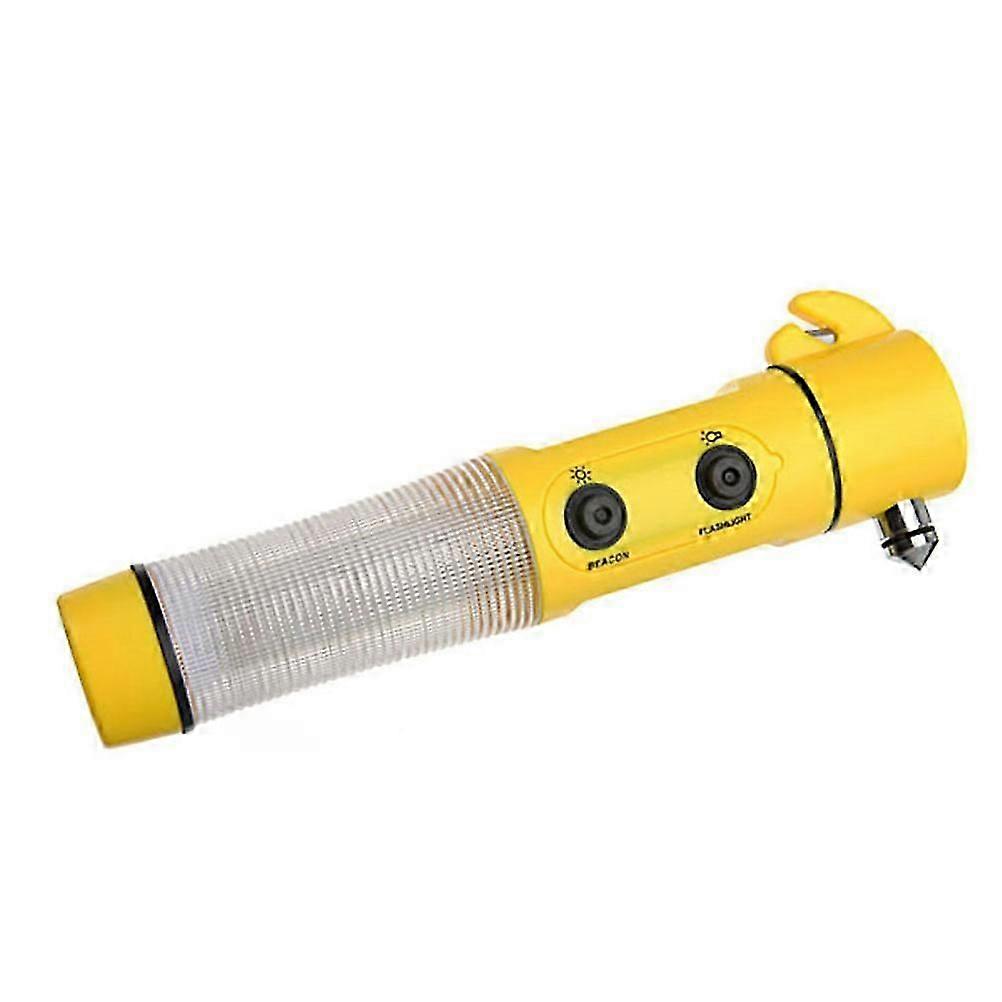TF 2009 4 in 1 Auto Emergency Tool Flashlight Kit for (Yellow)-2025-ss