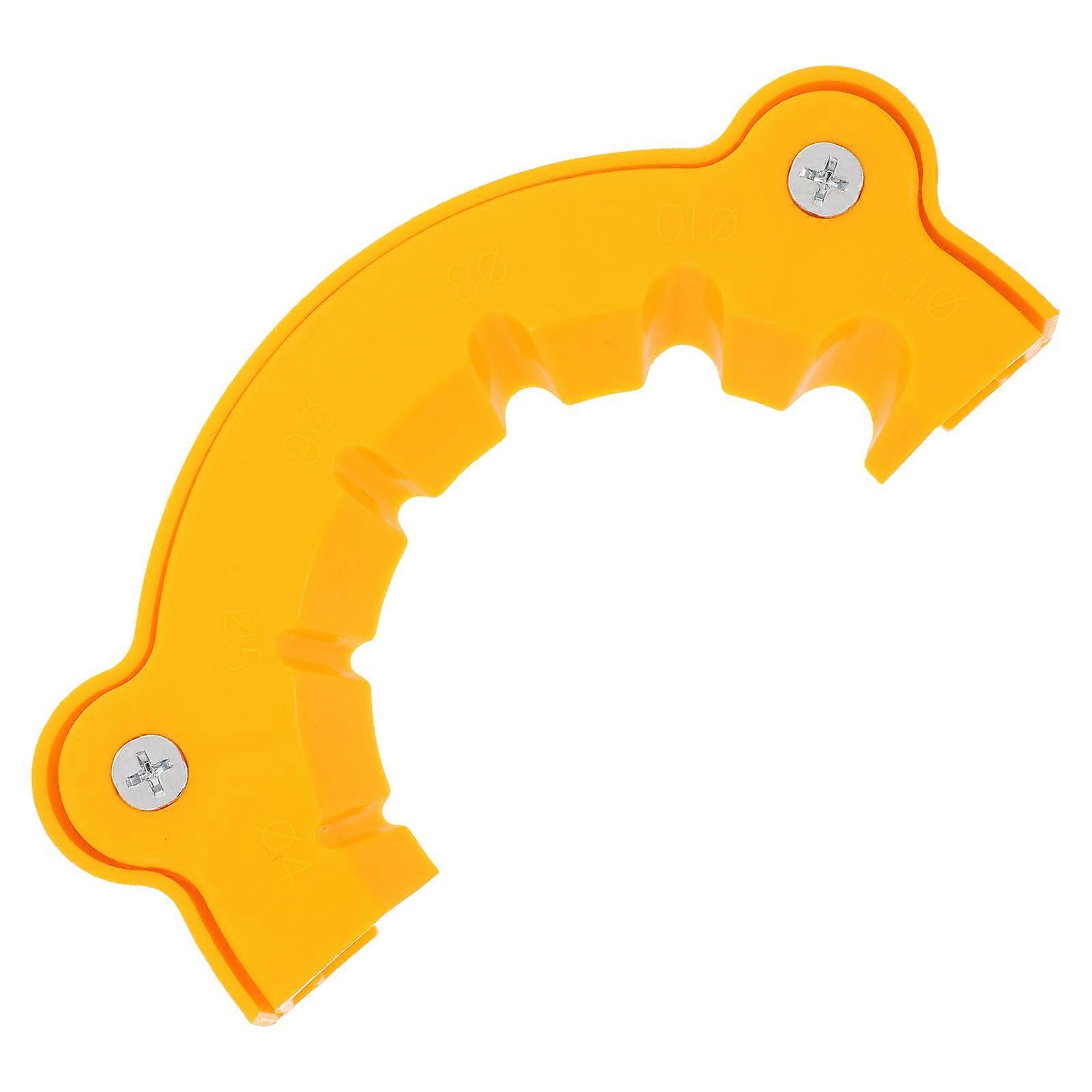 Drill Bit Sharpener Attachment Yellow Compact Grinding Tool For Drill Bit Workshop 1Pcs