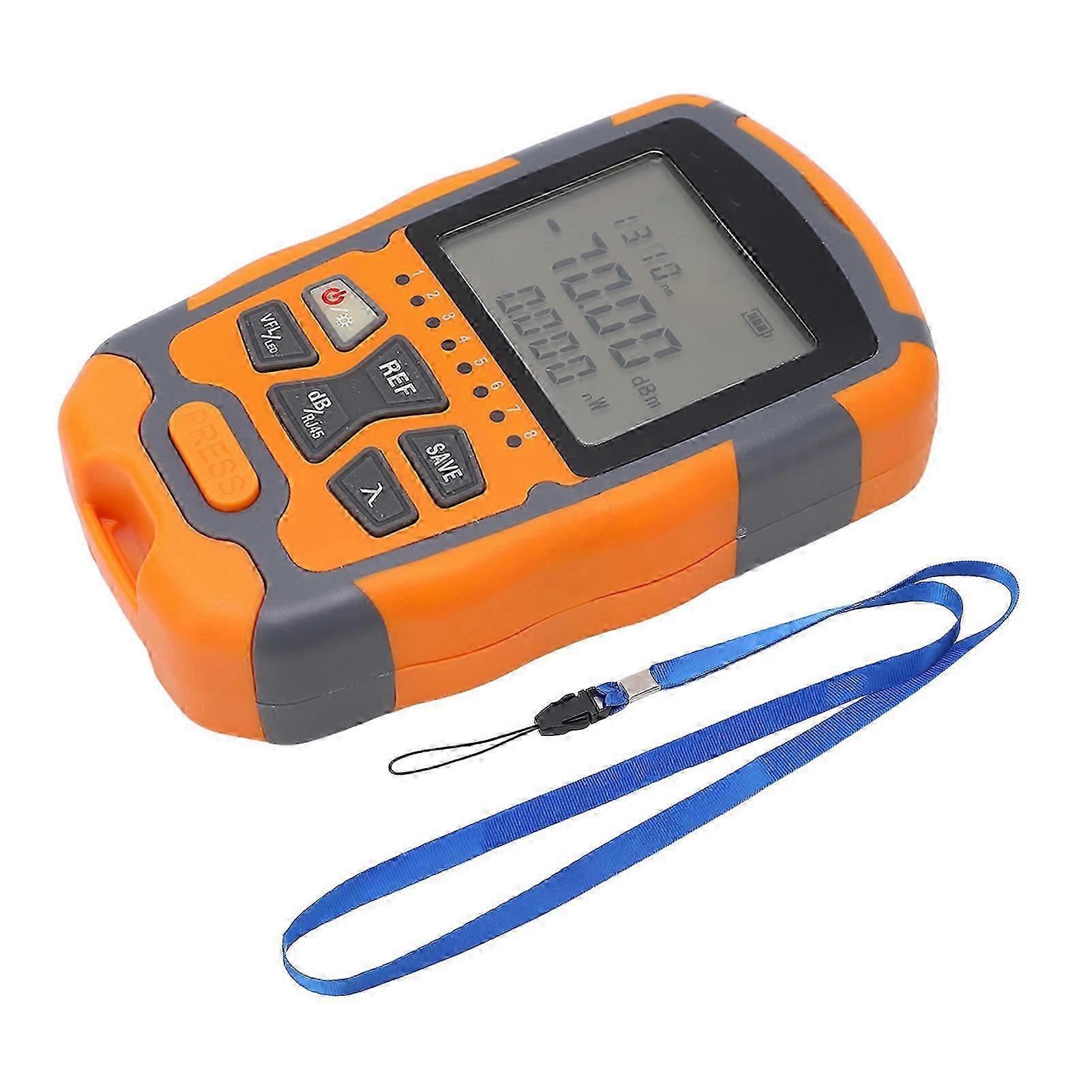 Optisk Fiber Power Meter Digital Display Optisk kabel Tester ?70 ~ + 10dbm for kommunikasjon 10MW