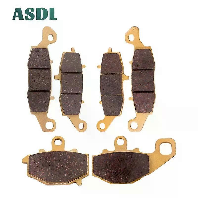con Front and Rear Brake Pads for Kawasaki KLE 650 KLE650 07-13 ER6F ER-6F ER6N ER-6N 06-13 Z750 Z750S ZR750 04-07 GPZ1100