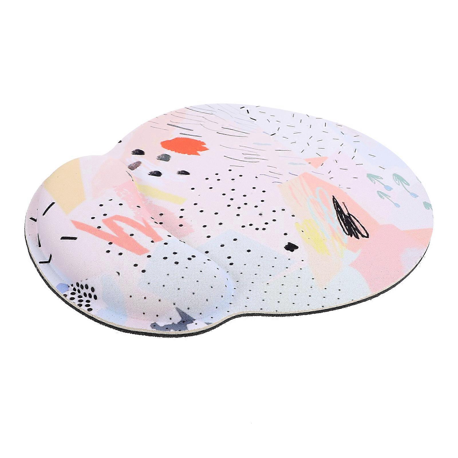 Mouse Wrist Rest Pad Fatigue Reduction Home Use 9.8×9.1×0.6in Rubber 1Pack