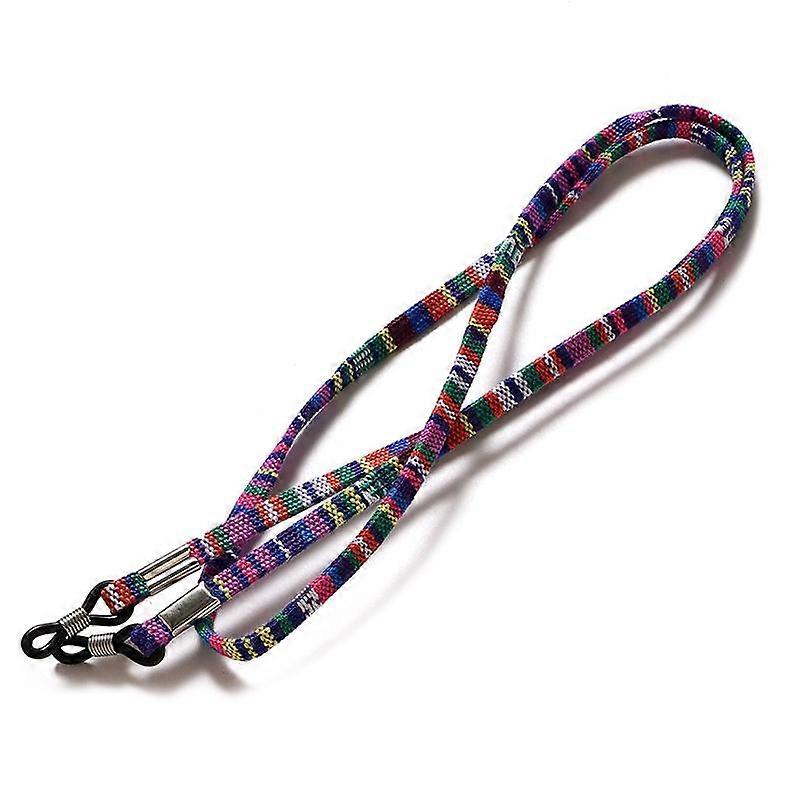 Y2K Cotton Eyeglass Strap Chain Sunglasses Holder Cord Anti Slip Reading Glasses Chain String Neck Cord Eyewear Glasses String