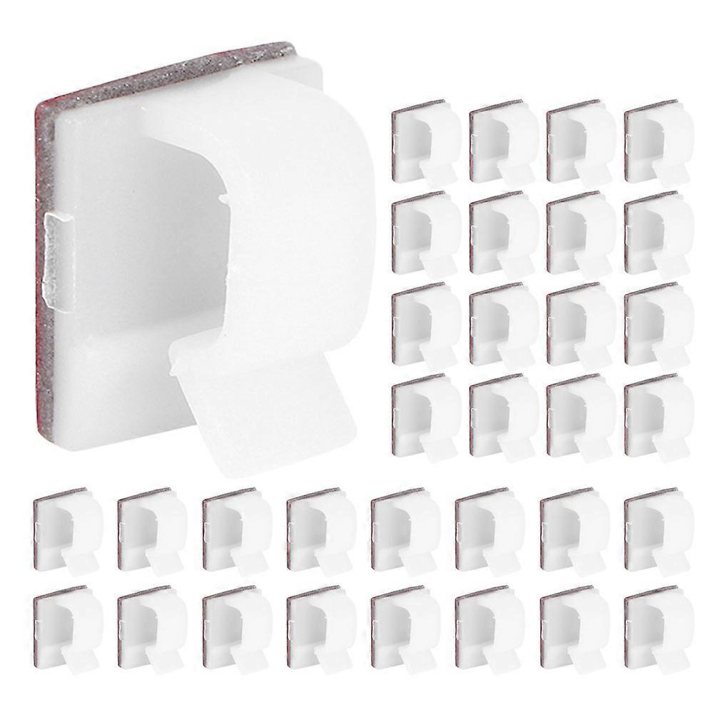Wire Holder Self Adhesive Cable Clips Wall Mount Organizer For Car 120Pcs Transparent