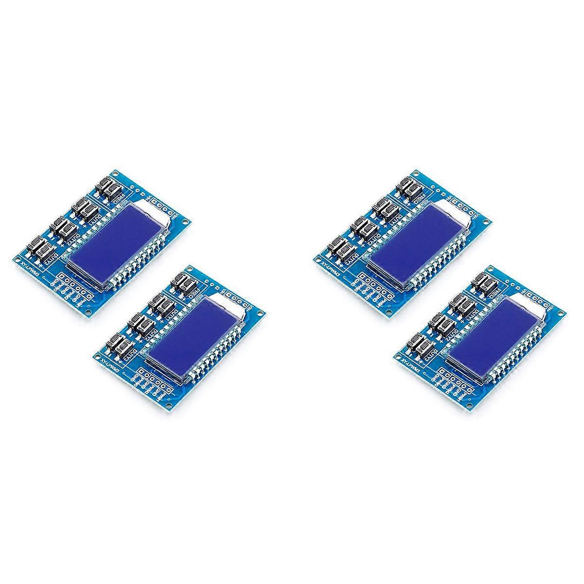 4Pcs 3 Channel PWM Pulse Generator Adjustable Frequency Square Wave Rectangular Wave Signal Generato