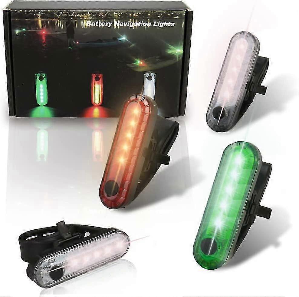 Kayak Navigation Lights Stern Lights Battery Operated, Waterproof Kayak Lights For Night Kayaking, Paddle Board Lights