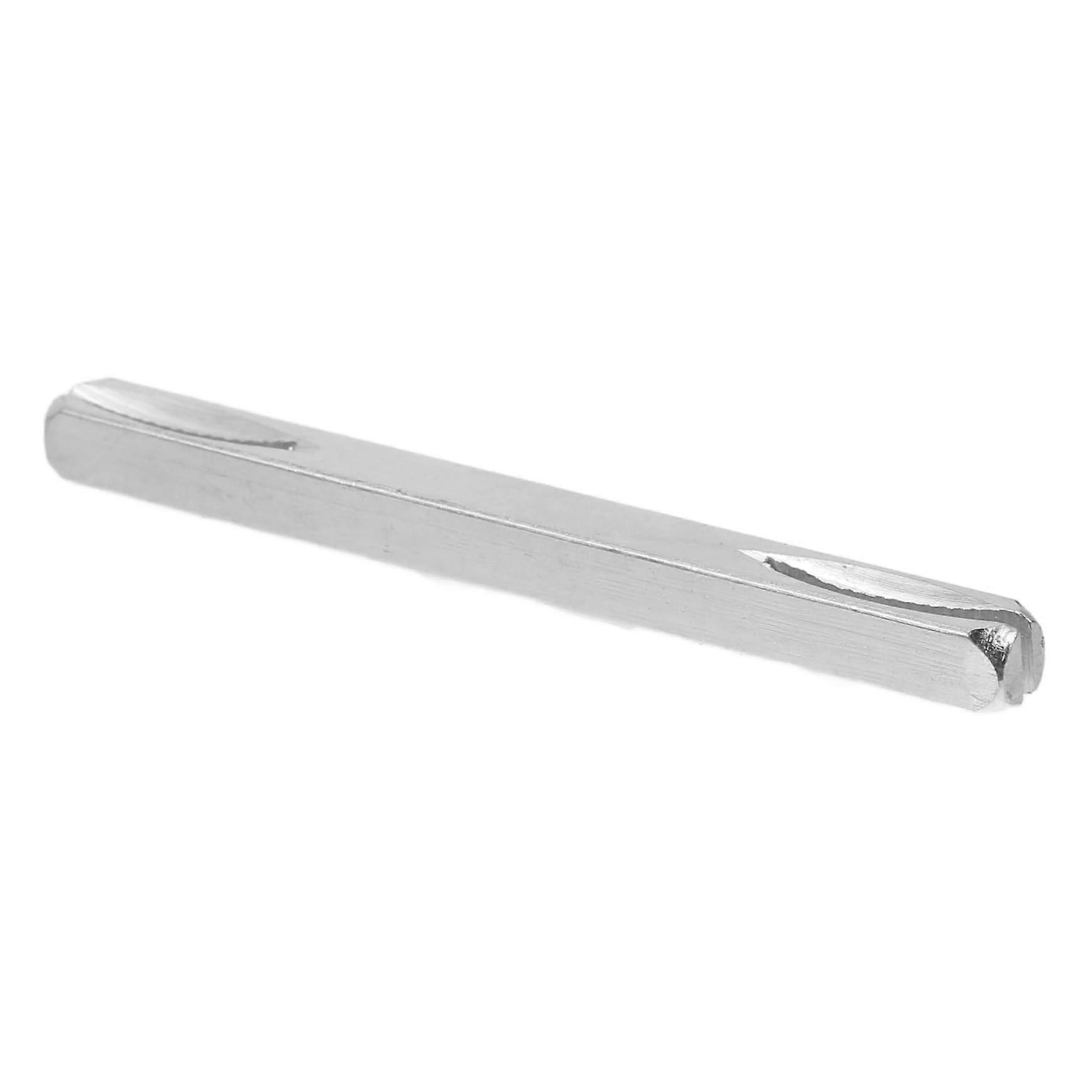 Split Door Handle Bar Square Spindle, Split Spindle, Steel, Silver - Door Locking Hardware For Burglary Protection