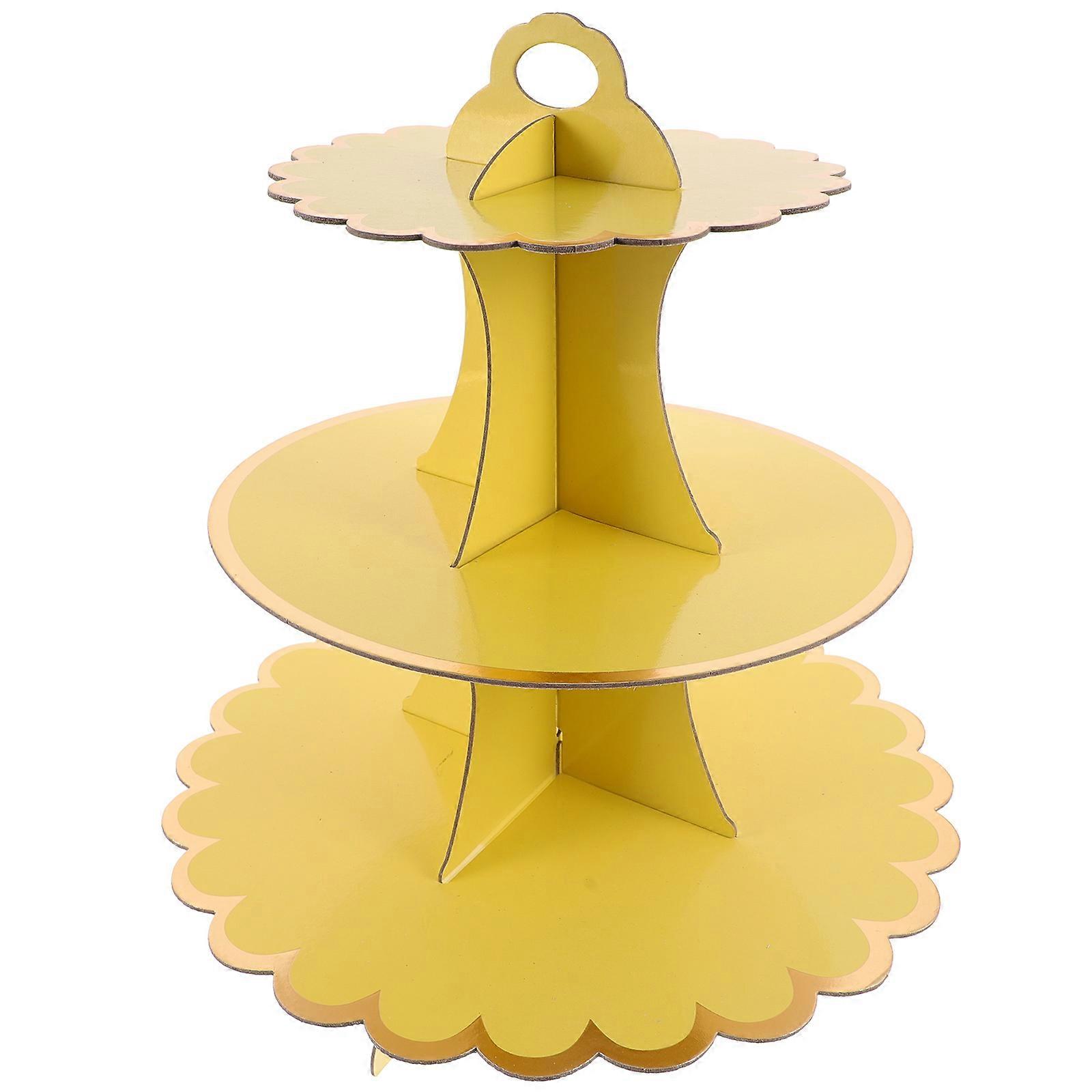Paper Cupcake Stand For Buffets 33x30x30cm Round Shape 1 Set