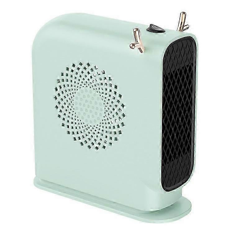 Portable Electric Space Heater for Quick Heating in Office or Indoor Spaces - Ideal for Desks and Small Rooms - Green Color / EU