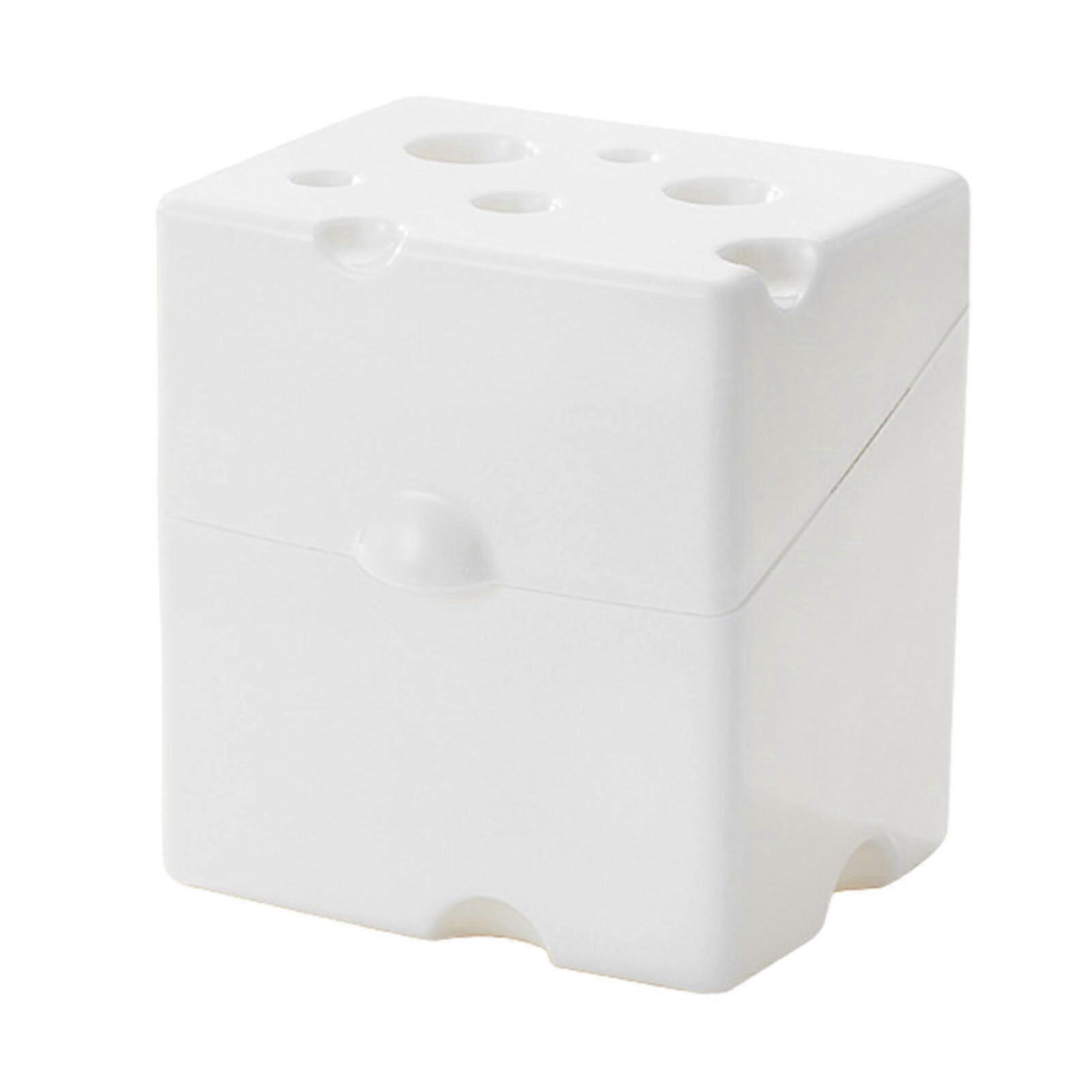 Butter Storage Box in Cheese Shape, Keeps Cheese Fresh in Refrigerator, Unique White Design, Ideal for Kitchen Use