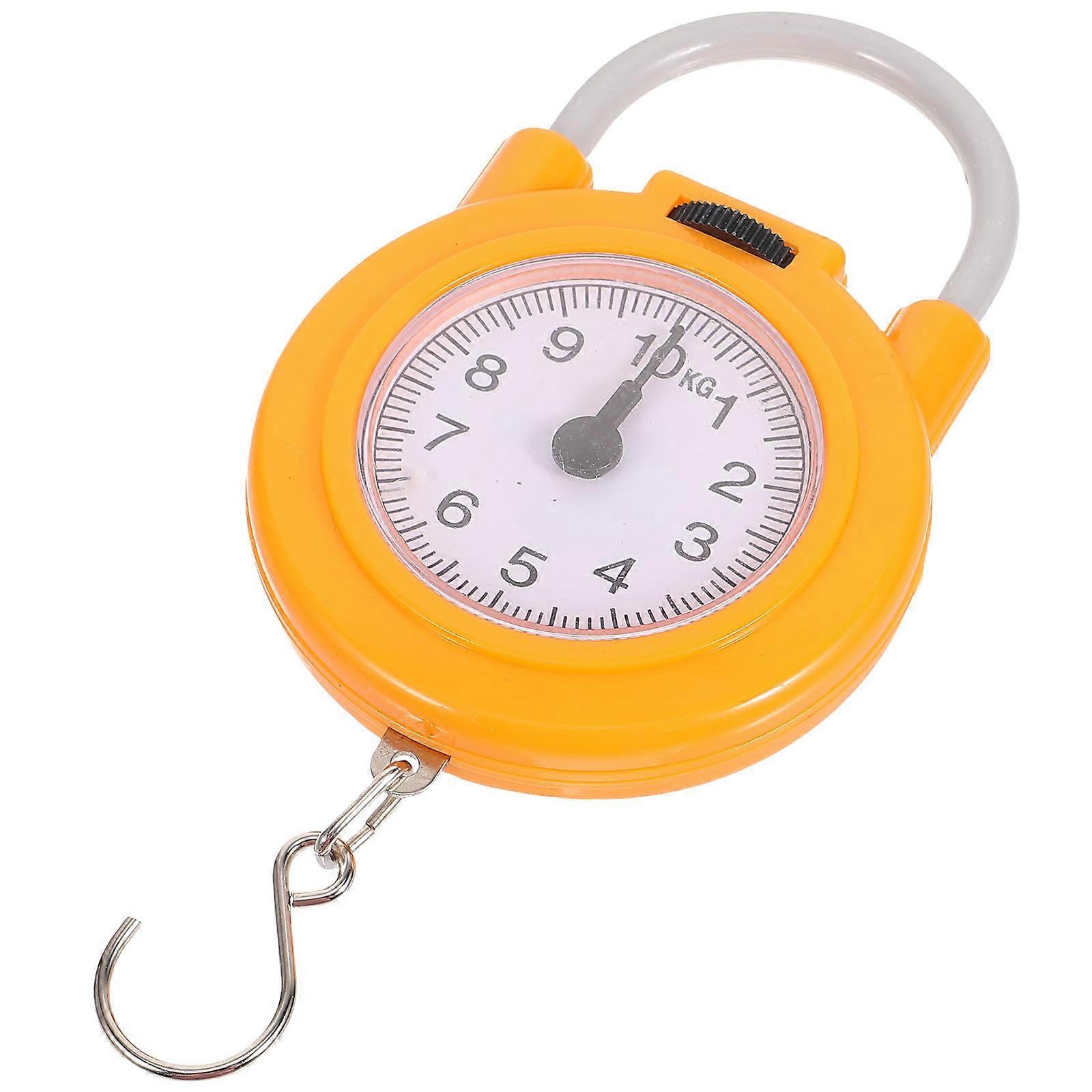 Spring Scale Convenient Small Portable Hanging Scale For Packaging Travel Fast Response 14.5x7.5cm 1Set