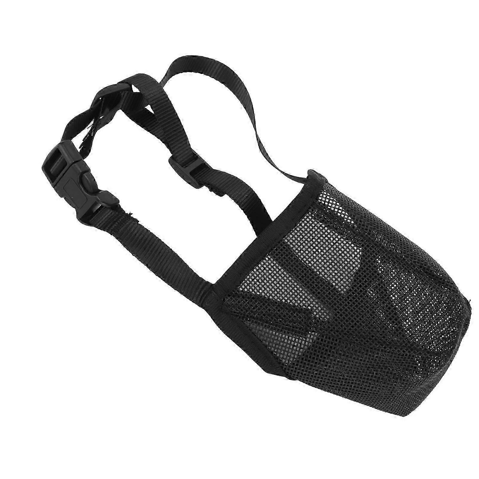 Breathable Adjustable Dog Muzzle to Prevent Biting, Barking, and Eating for Training S