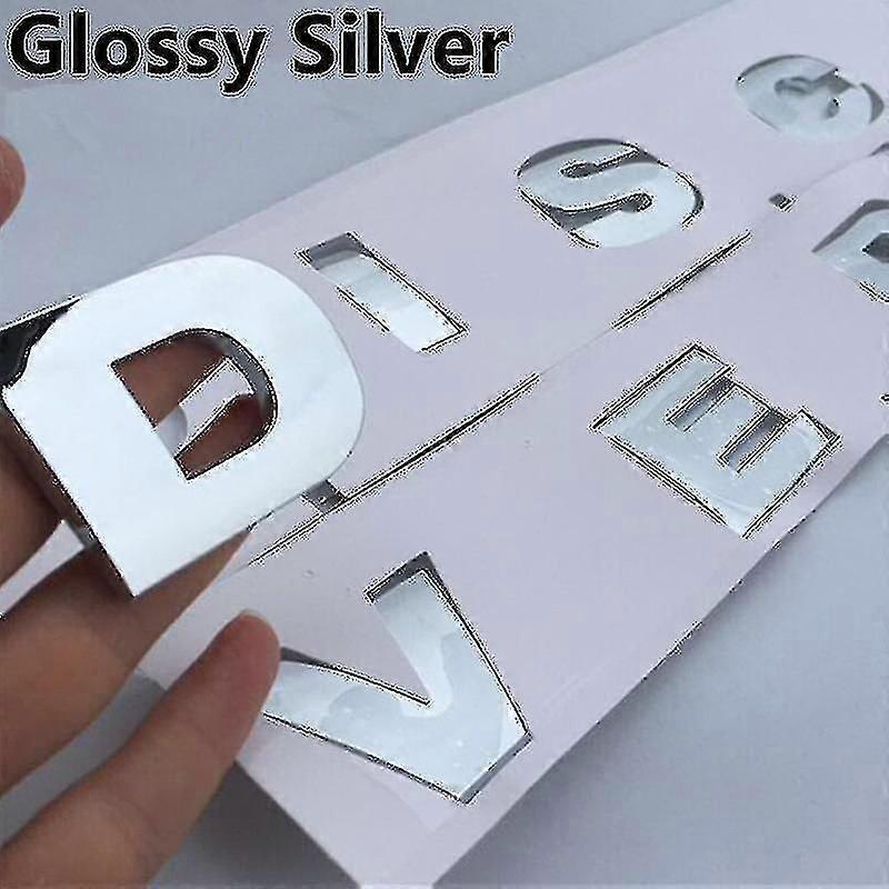 Round Font Emblem Badge for Discovery 4 Hood Trunk