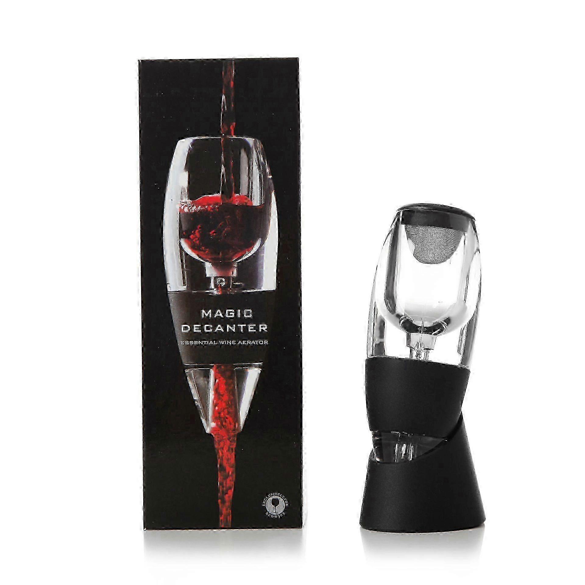 Essential Aerator Wine Decanter with Filter, Gift Box and Travel Bag Included