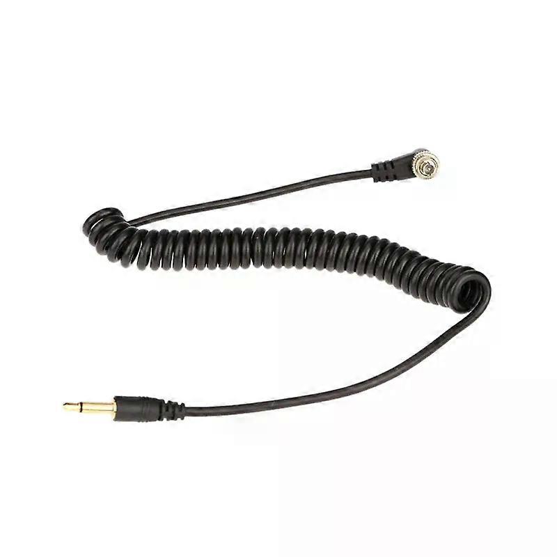 1 Pc 35mm To Male PC Flash Sync Cable Screw Lock For Trigger Studio Light Camera Flashes Accessories PC Flash Sync Cable