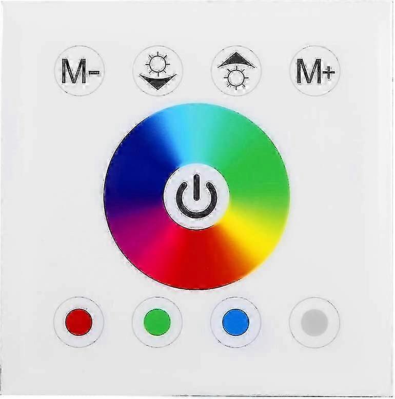 Remote Control for Wall Panel, RGBW LED Touch Panel Controller with Color Dimmer for LED Lights