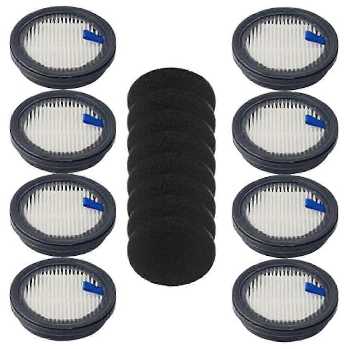 8 HEPA Filters and 8 Sponge Filters for A200Pro/A200, B08/C10A/C10G and S12 S25 Series Edition 0716