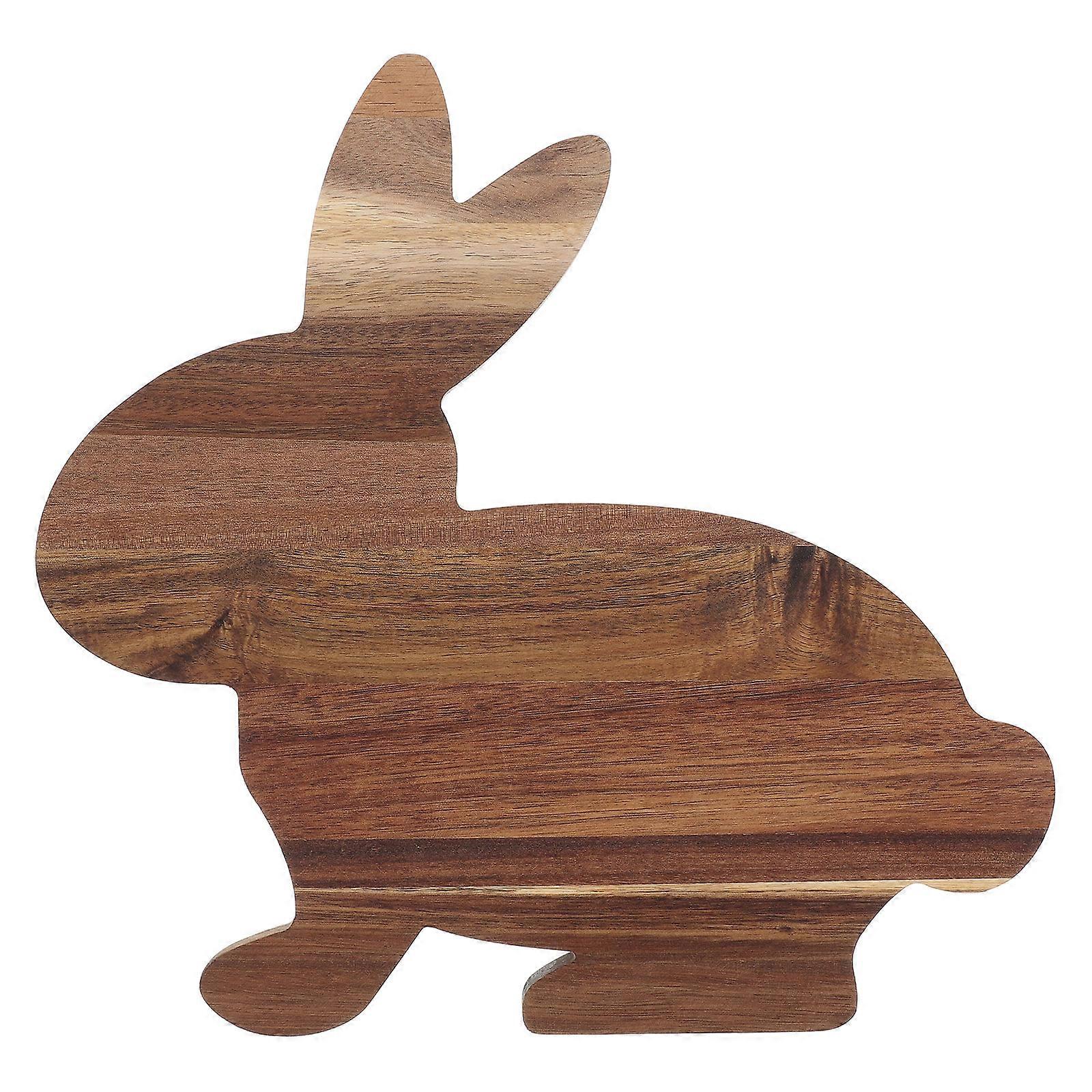 Cute Board Bunny Shaped Wood Chopping Board For Kitchenware Multi 34.00X32.00X1.20CM Decorative 1Pack