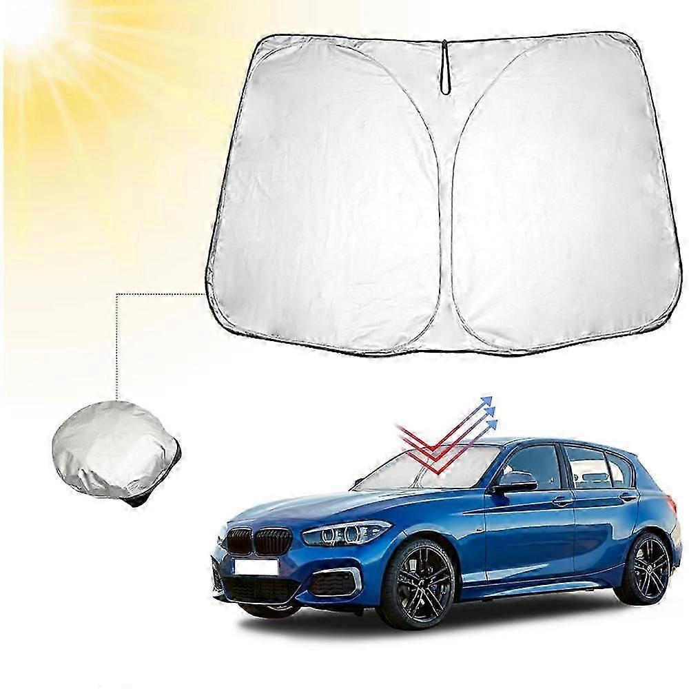 2024 Car Windshield Sun Shade, Iridescent Umbrella Car Shade Front Windshield- Foldable Sun Blocker for Car Windshield