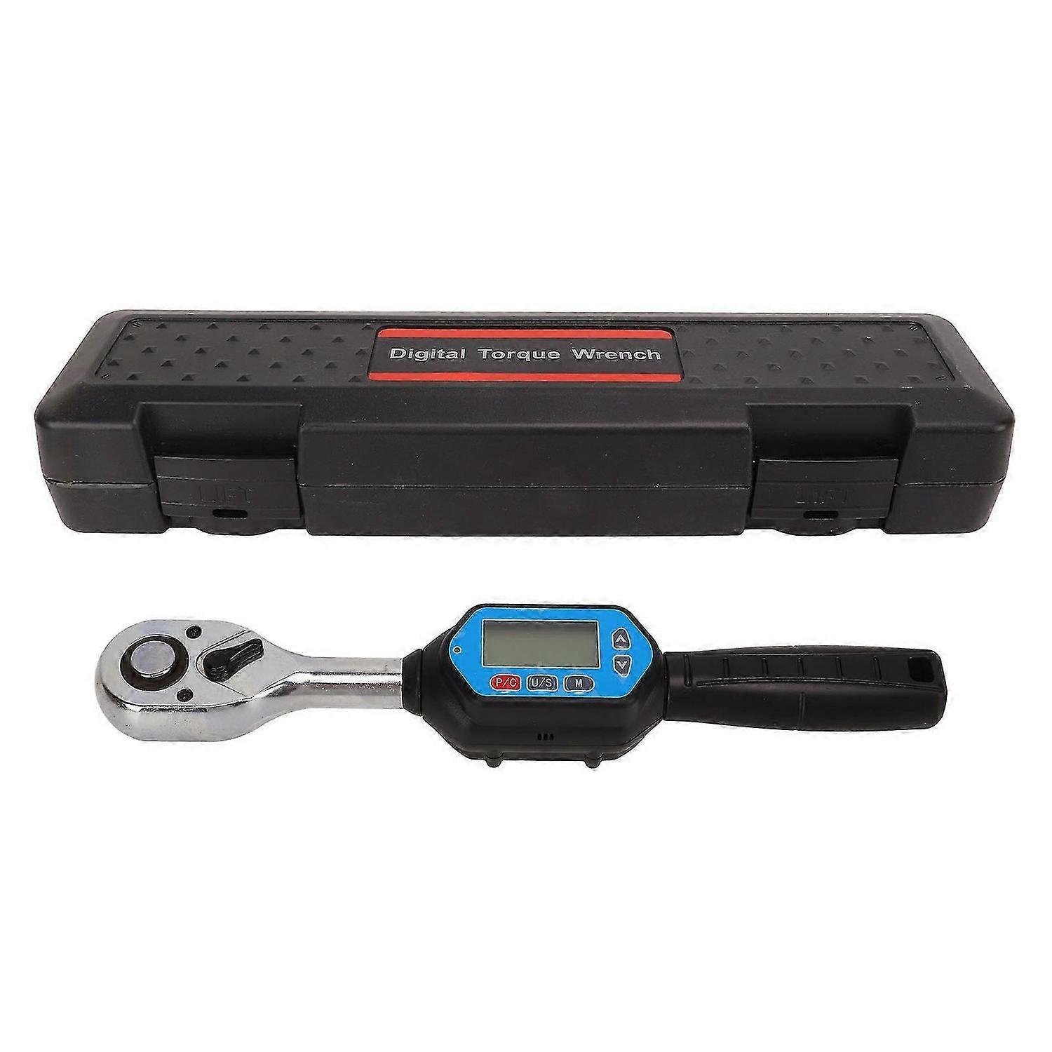 Torsion Wrench 1/2in Connector 100Nm Digital Display Alarm 72 Teeth Torsion Wrench