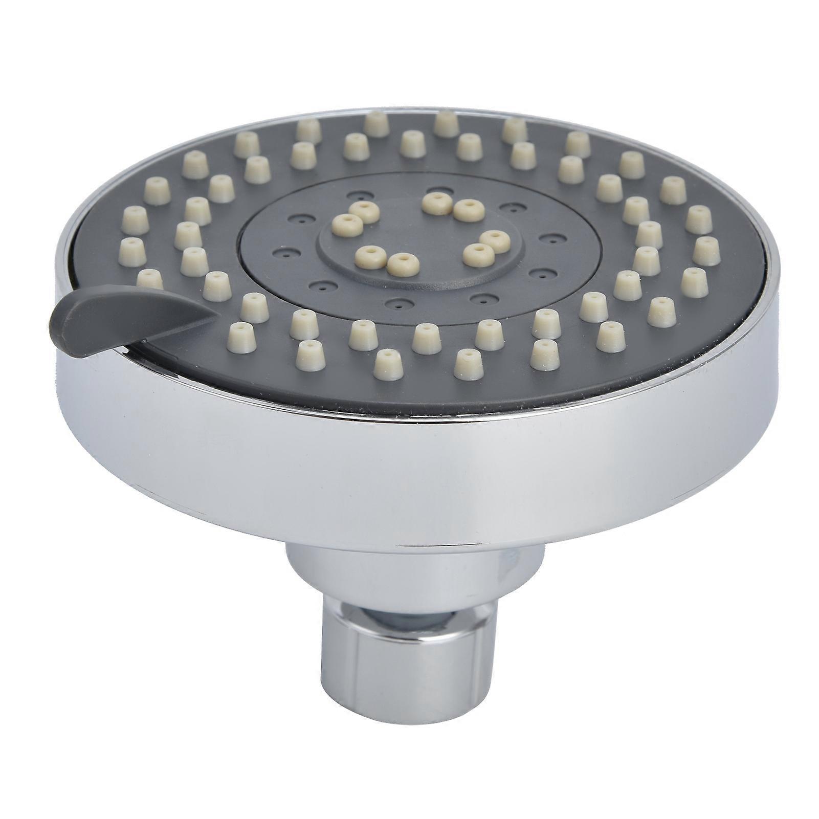 Small Shower Head Silver Durable Sturdy Adjustable Dense ABS Shower Sprayer for Home Hotel