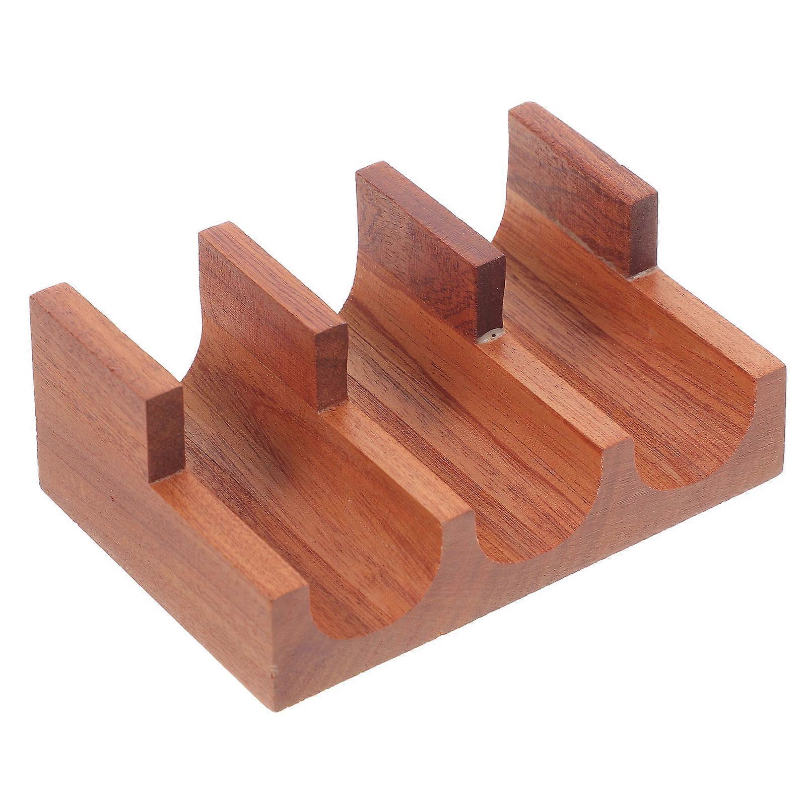 Wooden Sushi Dish Japanese Style Sushi Plate U Shaped For Family Dinners 3X3 7X2 1In 1Pcs