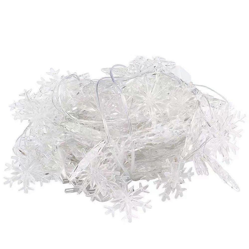 Arbre de Noël flocon de neige Led Guirlande lumineuse Bannière Décoration de Noël 2024 Pour La Maison Navidad Arbre De Noël Décor Lumière Année 2025 jy