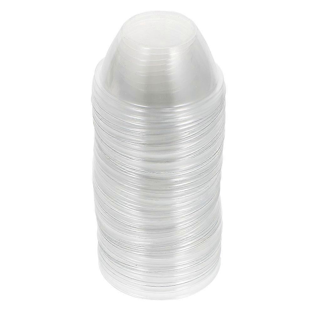 100pcs Transparent Hydroponic Plant Covers – Moisture Retaining Domes for Indoor Gardening – Soilless Plant Protection & Growth Solution