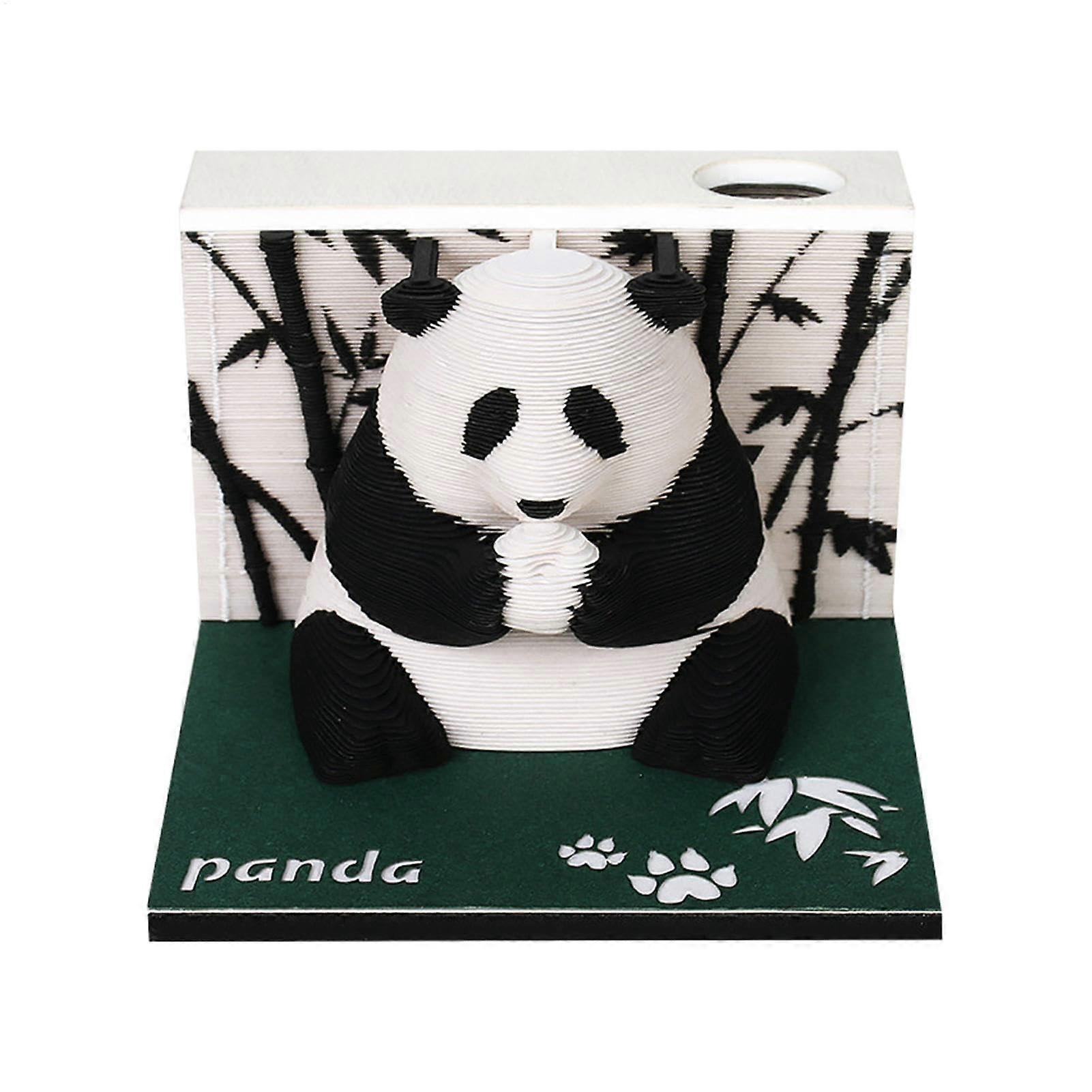 Panda Notepad, Cute Notepad, Sticky Notes, Cardboard, Art, Planner
