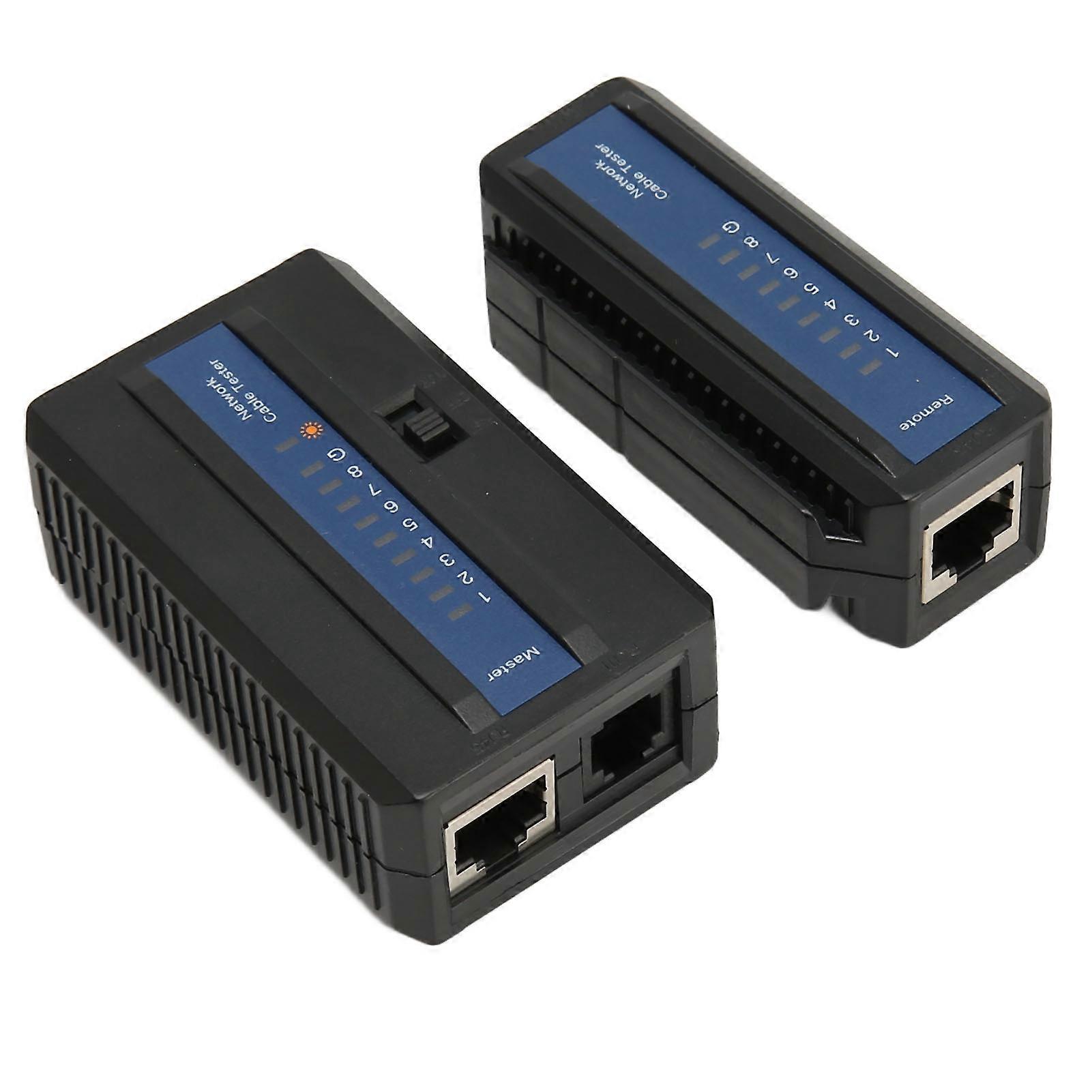 Network Tester LAN Telephone Line Dual Purpose Maintenance Tool for RJ45 RJ11 RJ12 CAT5 CAT6 CAT7 UTP Cable