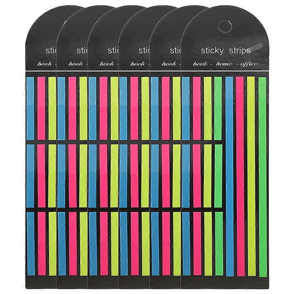 It seems like you're referring to a product listing for **"Fluorescent Book Tabs Set – Long & Short Sticky Highlighter Strips"**. These are commonly