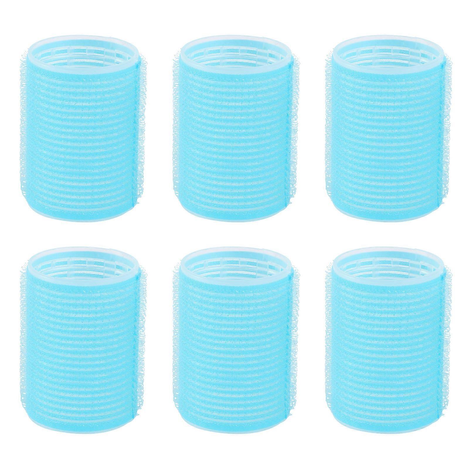 Small Hair Rollers Diy Curlers Self Holding No Heating For Home Use And Hairdressing 6Pcs