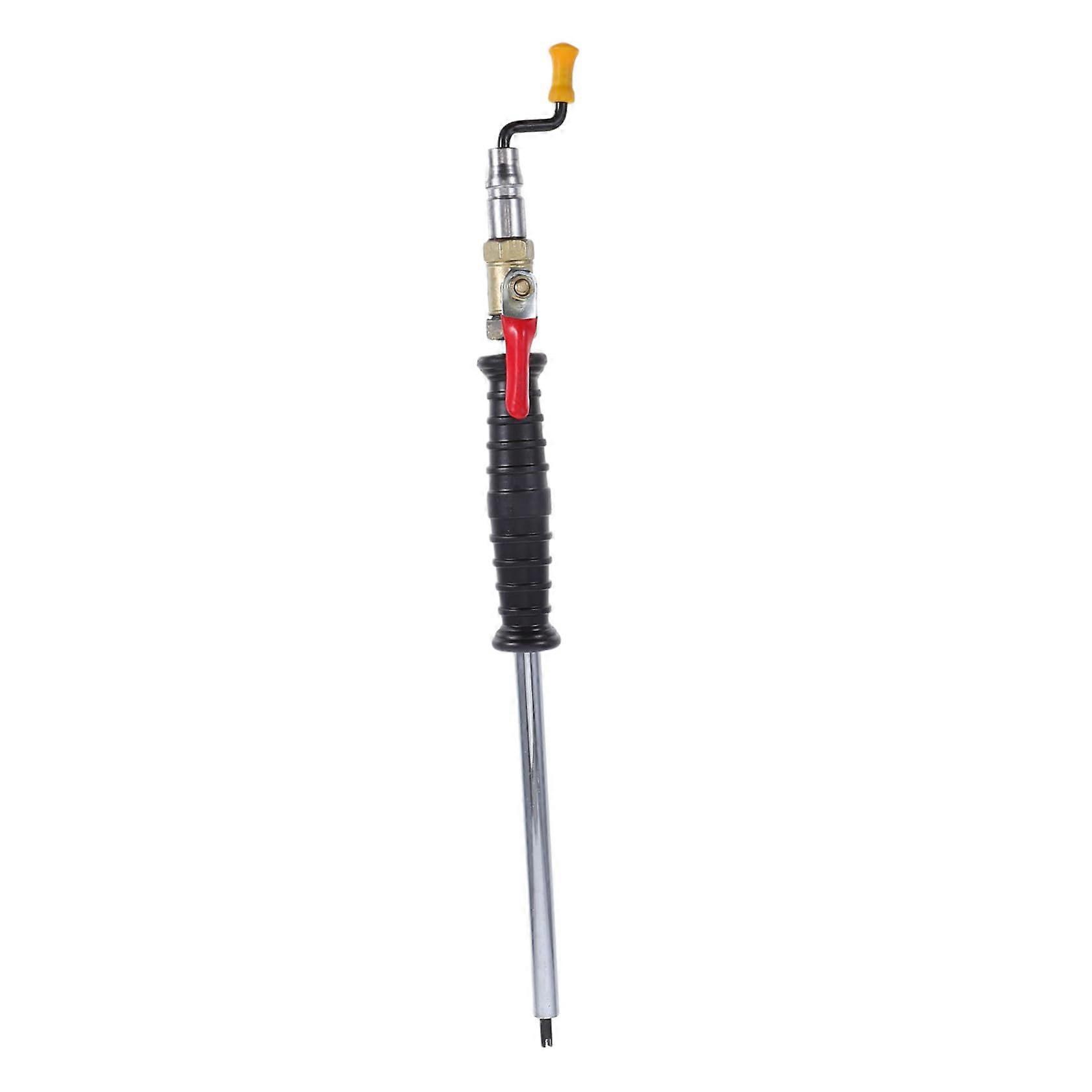 Portable tire inflator with heavyduty construction, tire inflation rod for trucks and electric vehicles, fast and efficient tire inflation.