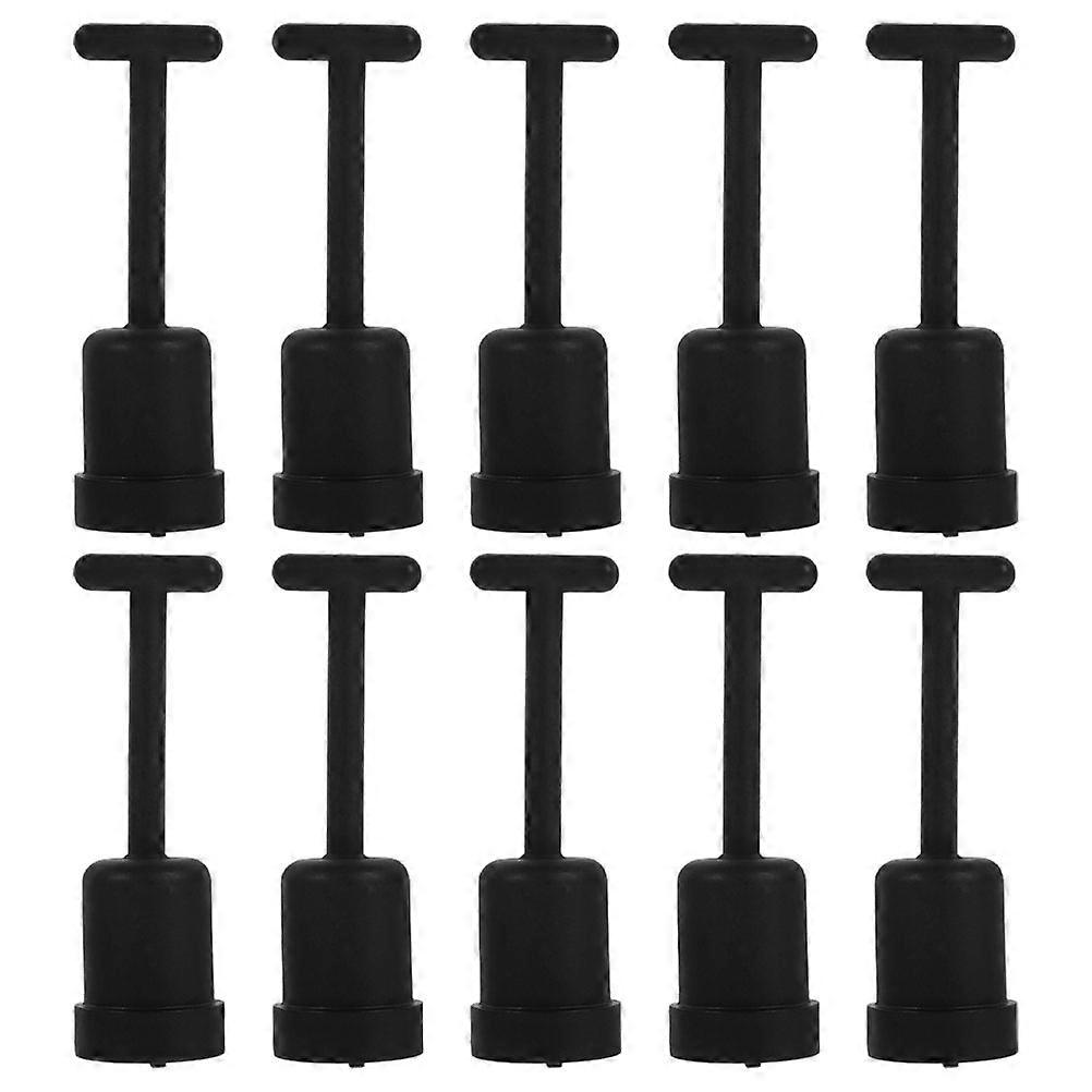 Socket Ring Tool Plastic Wrench for Light Socket Shade Ring Removal Lamp Parts and Fixture Installation T-Handle 10Pcs
