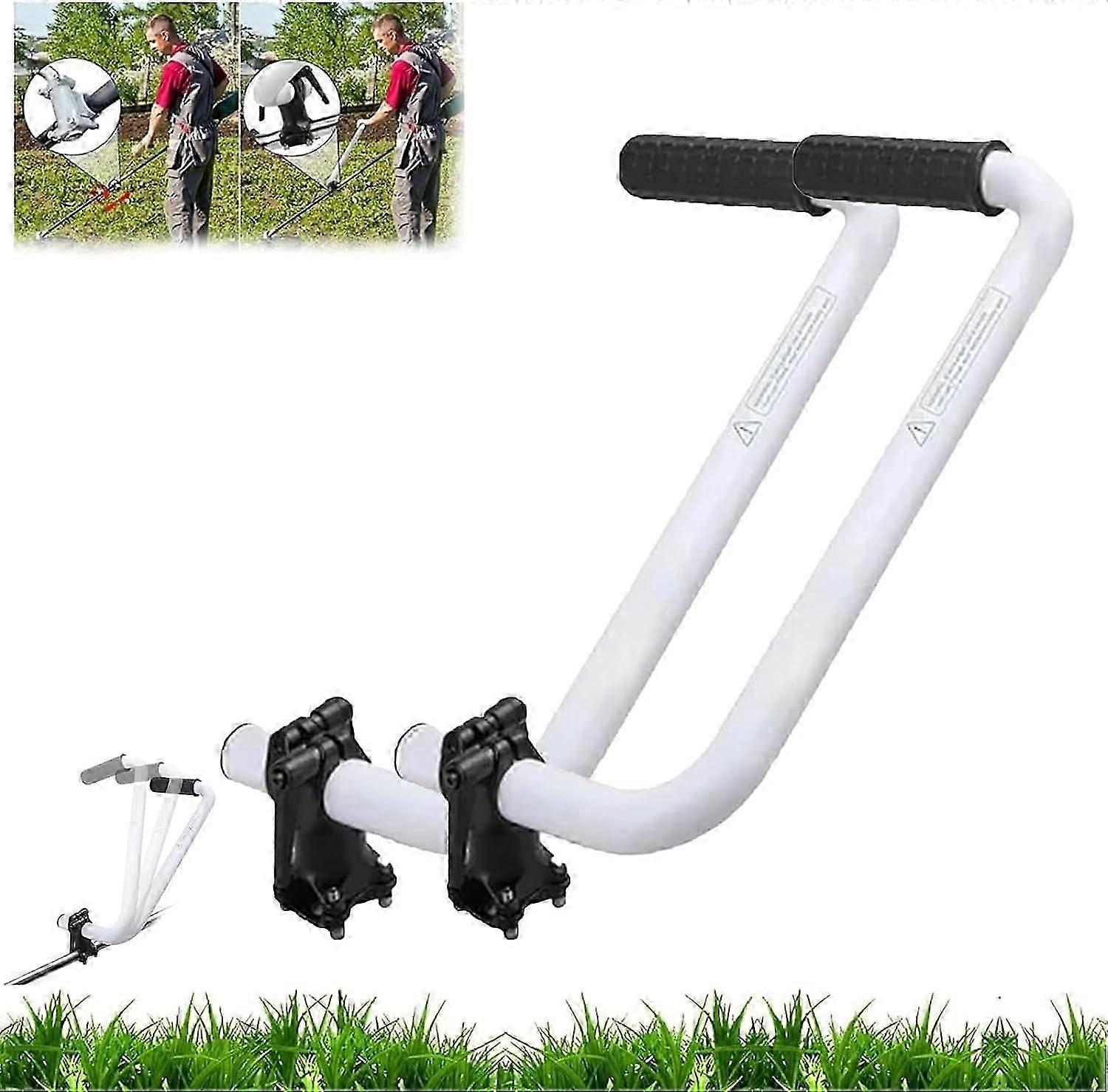 Weed Eater Handle, String Trimmer Handle Extension, Ergonomic Back Saver Lawn Trimmer Handle Grip - Universal Weedeater Handle for Easy Yard Trimming