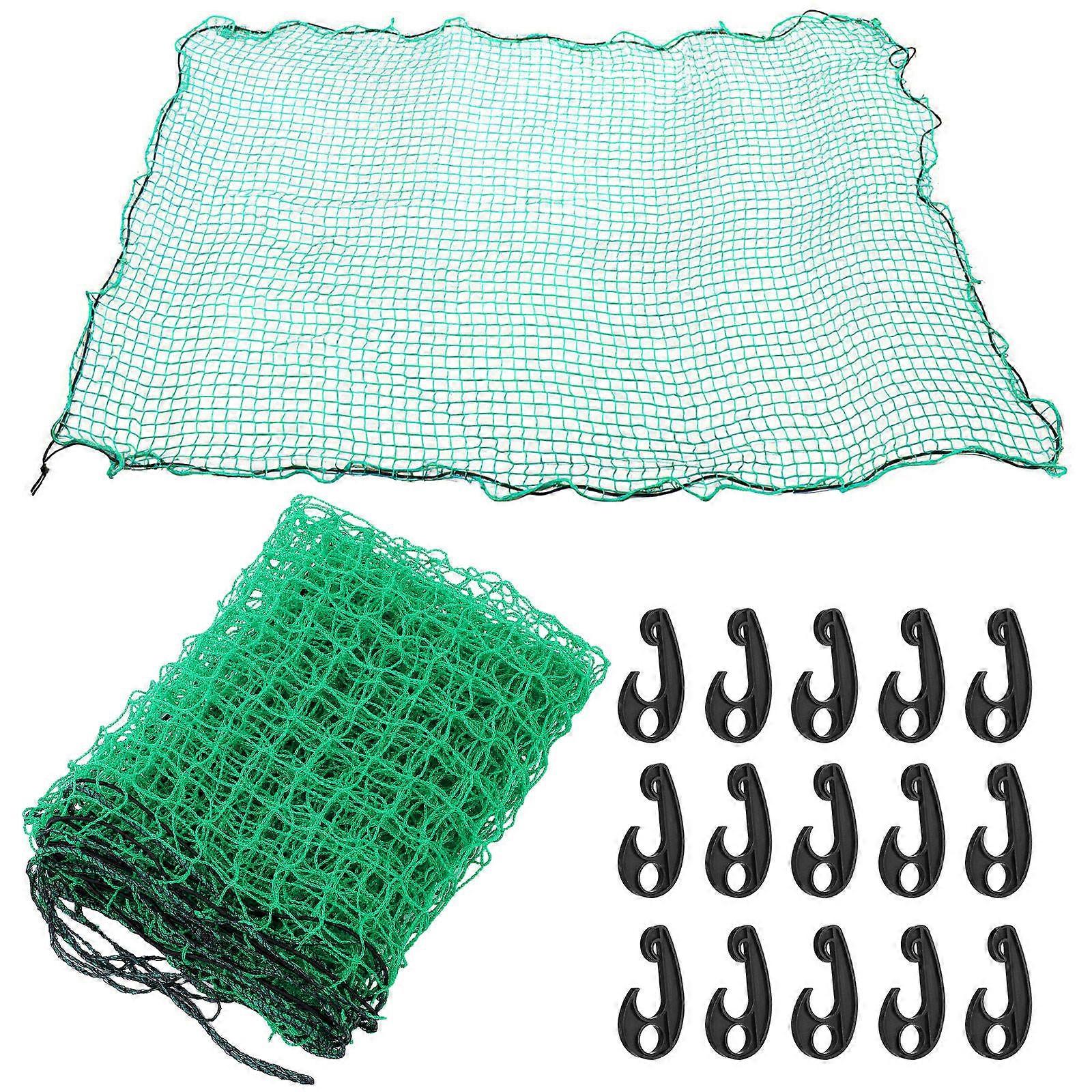 Heavy Duty Truck Bed Cargo Net with Elastic Straps and Hooks for Pickup, Trailer, or Flatbed – Universal Fit for Luggage, Ice Chests, and More