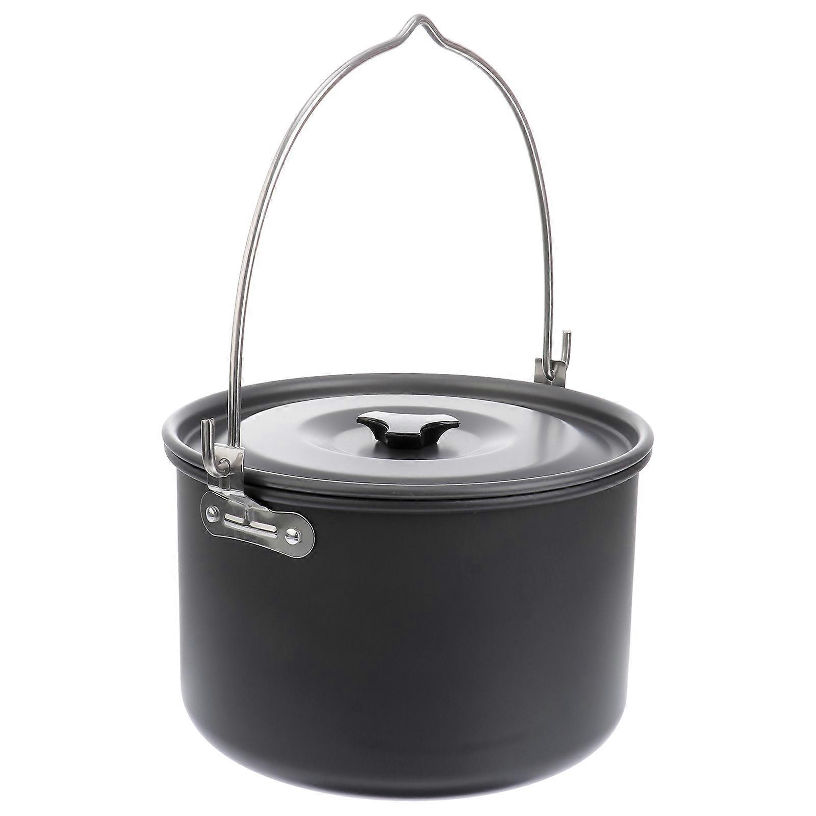 Backpacking Cooking Pot Picnic Pot Campers Heat Conduction High Temperature Resistance 20X20X14cm 1Pack